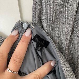 NBD Gray Longsleeve Dress - New
